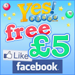 Free £5 when you join Yes Bingo Facebook